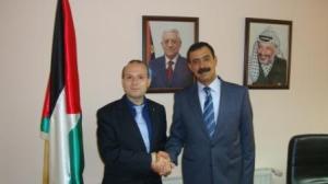 Ambassador Fuad kokaly and President Anton Caragea