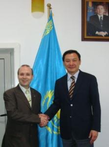Ambassador Daulet Batrashev-Prof.dr.Anton Caragea