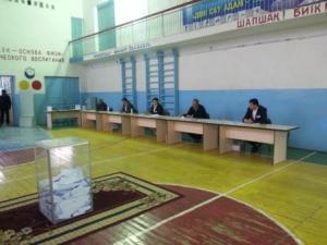 Voting in Uzbek regions