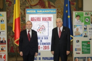 Presedinte Anton Caragea deschide Expozitia de la Palatul Parlamentului